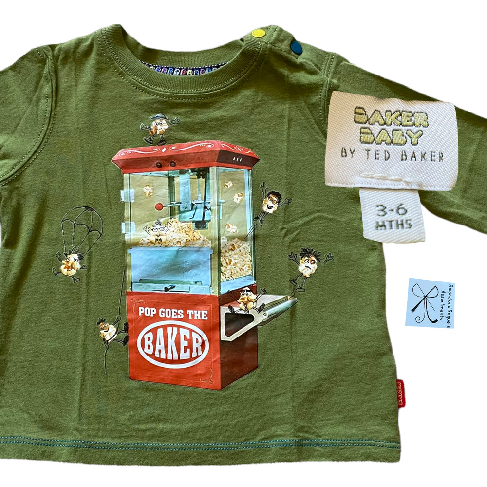 Baker Baby by Ted Baker Popcorn Shirt Baby Sz 3-6 months
